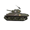 Kubin Ke Henglong 3898 American Sherman M4a3 Smoke Off Road Remote Controlled Tank Telescopic Gun Tube Military Model Toy Gift 4