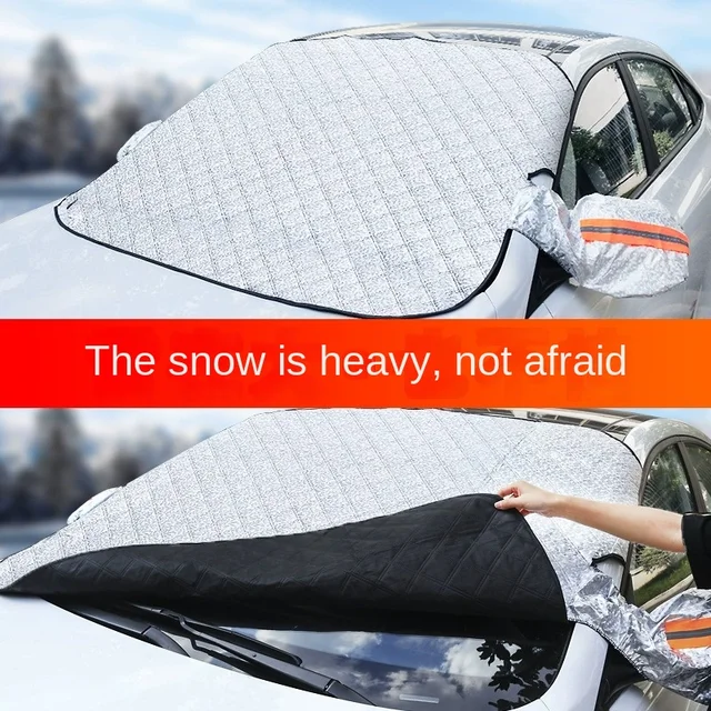 Sunshade Cover Car Windshield Snow Sun Shade Waterproof Protector Automobile Magnetic Cover Car Front Windscreen Cover 2
