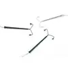 5PCS HO 1:87 Scale Model Railway Layout Lamp Warm/White LED Dual Head Lighted Lamp for 3V Voltages for Railway & Building Layout 3