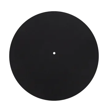 초박형 정전기 방지 LP 비닐 턴테이블 레코드 플레이어 패드, 축음기용 플랫 소프트 매트, 레코드 슬립 매트 패드, 1 개