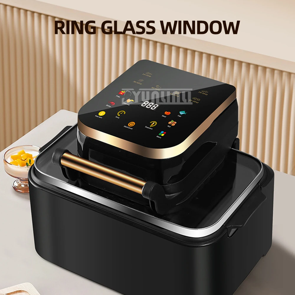 Household Intelligent Air Fryer 12L Large Capacity Oven Ivisible Automatic Electric Fryer Fritadeiras El&eacute;tricas