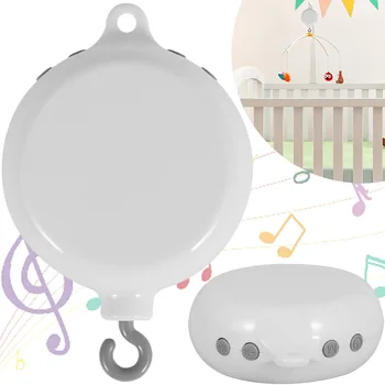 Carillon mobile per bambini Carillon mobile per culla con 3 modalità Biancheria da letto per bambini Scatola musicale rotante Motore mobile per lettino a batteria