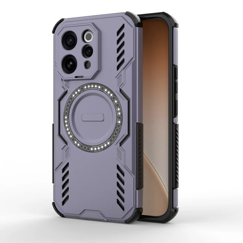 Shockproof Magnetic Adsorption Heat Dissipation Phone Case