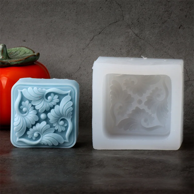 3D Classical Court Totem Style Pattern Silicone Soap Molds DIY Hexagonal Rectangle Natural Soap Mold Handmade Making Resin Craft silicone mold,soap molds
