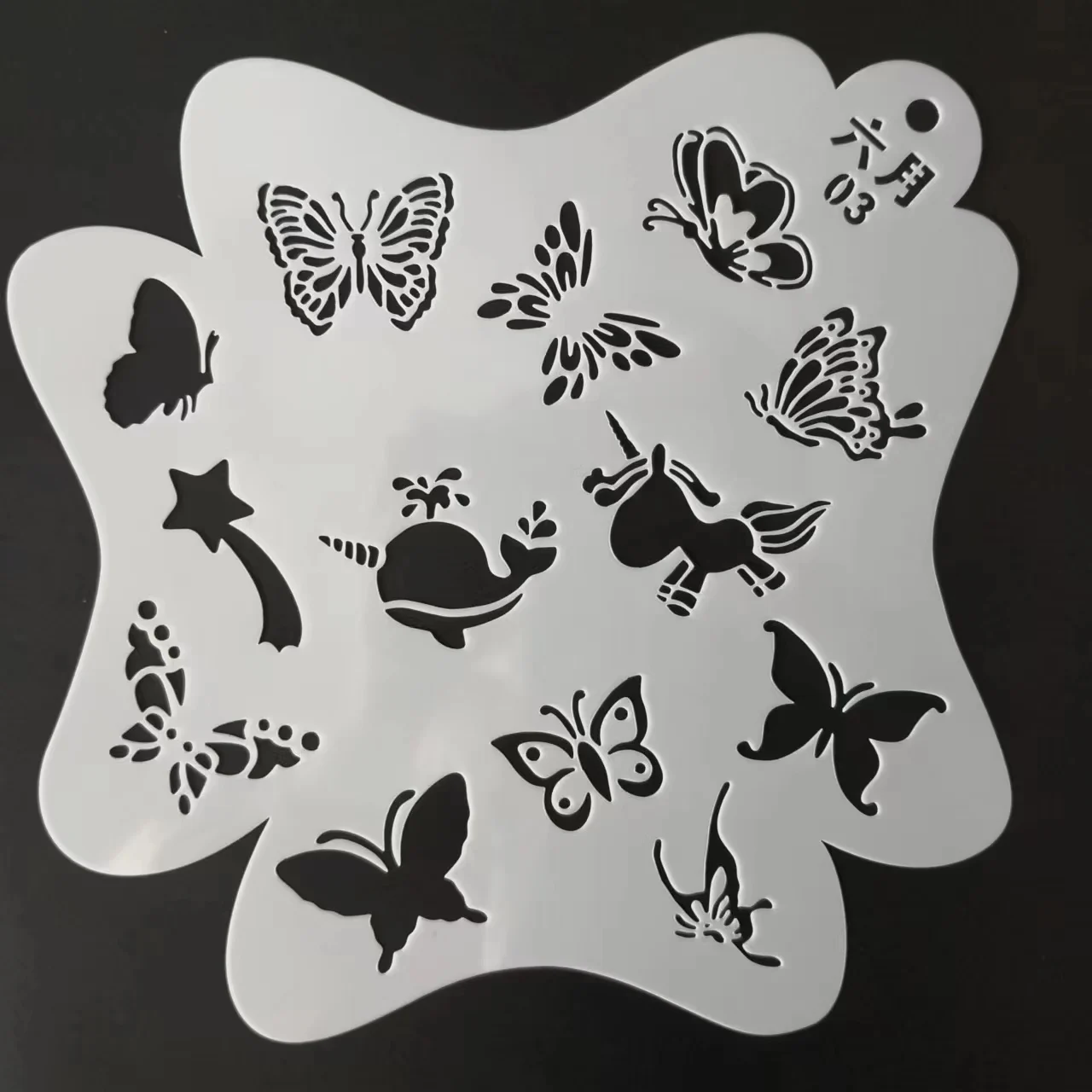 Body Painting Face Art Stencils Reusable Plastics Halloween Birthday Party DIY Makeup Stamps Temporary Tattoos face painting template,henna tattoo stencils
