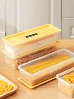 Sealed Kitchen Noodle Spaghetti Container Refrigerator Fresh-Keeping Storage Box Plastic Reusable Refrigerator Organizer Boxes 1