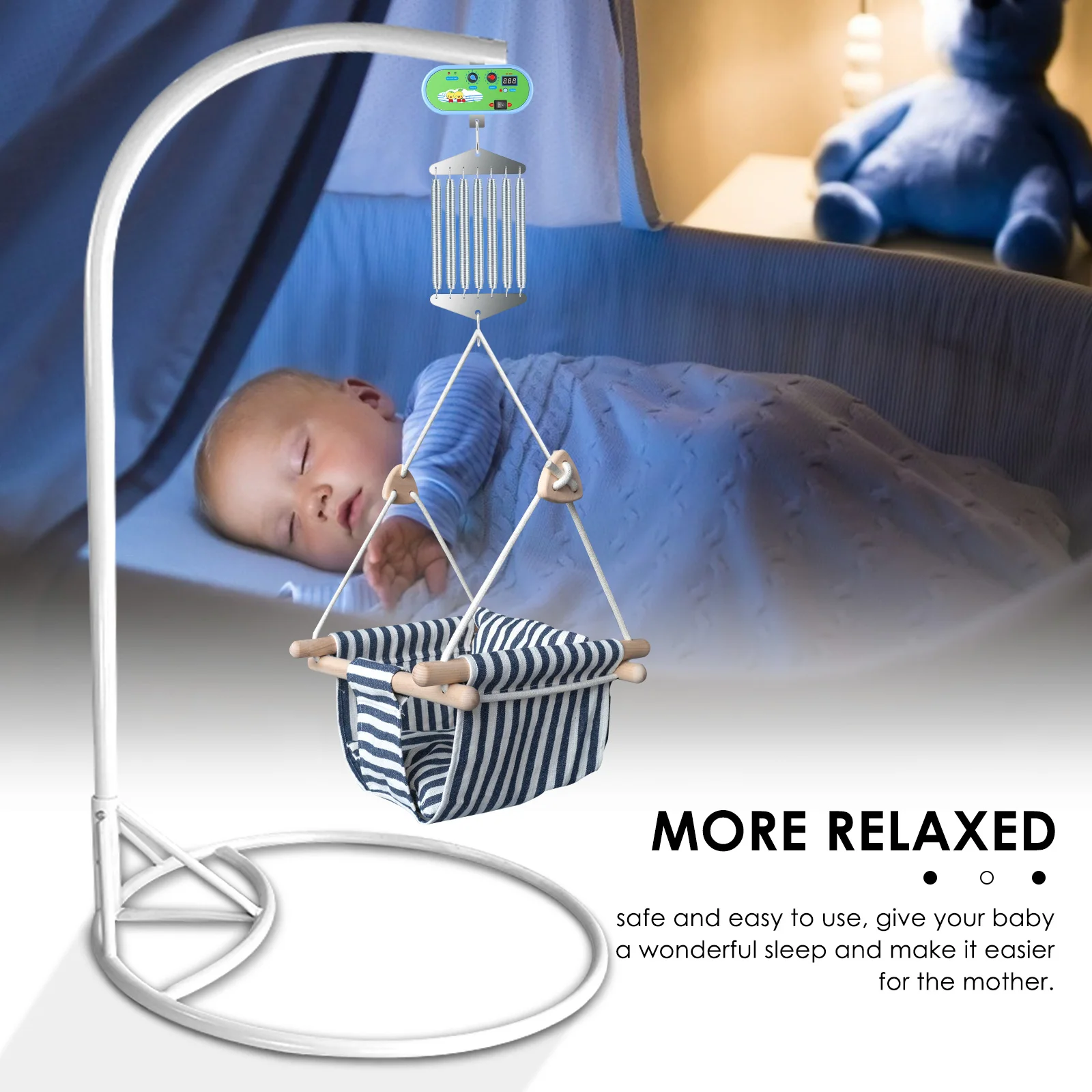 Electric Baby Swing Controller Baby Cradle Driver Adjustable 10 Levels Volume Speed Timer 12W Electric Kids Furniture Set baby swing controller