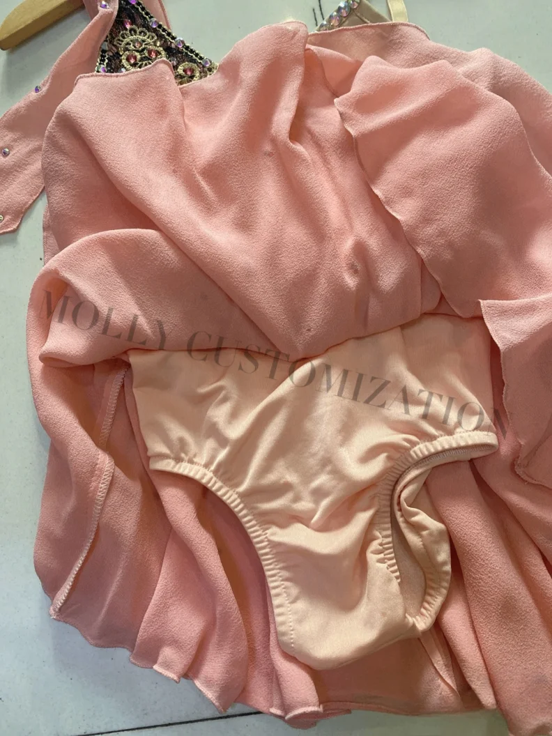 Hochwertiger, maßgeschneiderter Chiffonrock mit Aufschrift „New Cupid Magic Mutation“-Ballett-Wettbewerbsleistung für Erwachsene und Kinder – Detail 8