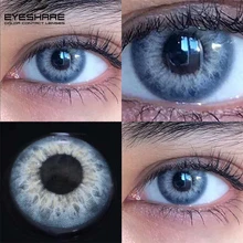 EYESHARE Natural Color Lens Eyes 2pcs Color Contact Lenses For Eye Blue Beauty Contact Lenses Eye Yearly Cosmetic Color Lens