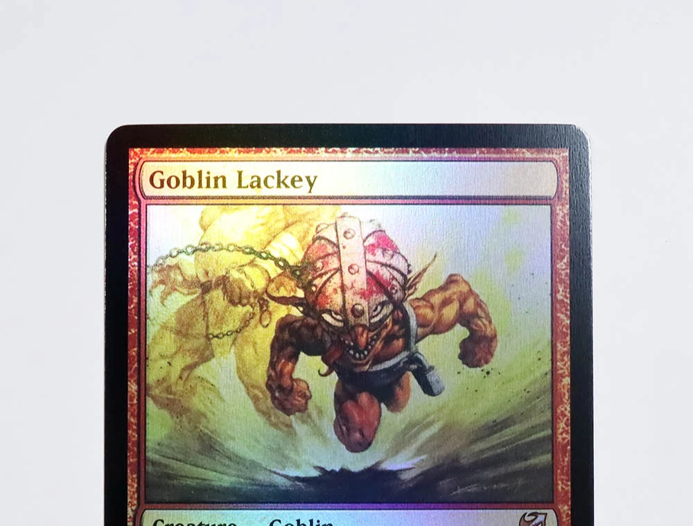 Goblin Lackey Foil /Holo TCG Magical Proxy Cards Game Black Gathering Board Playing Game Trading Cards