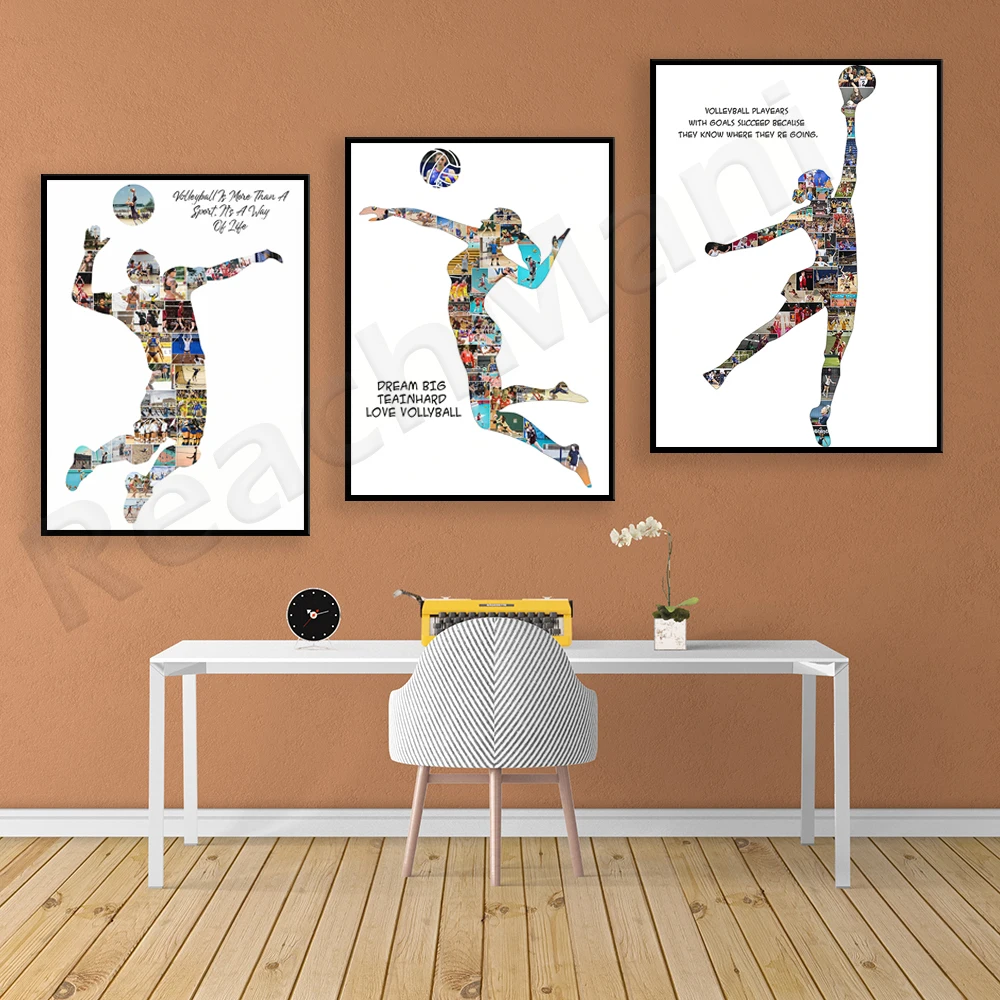 

Volleyball gift, volleyball printable logo, volleyball decoration, volleyball coach gift. sports enthusiast poster