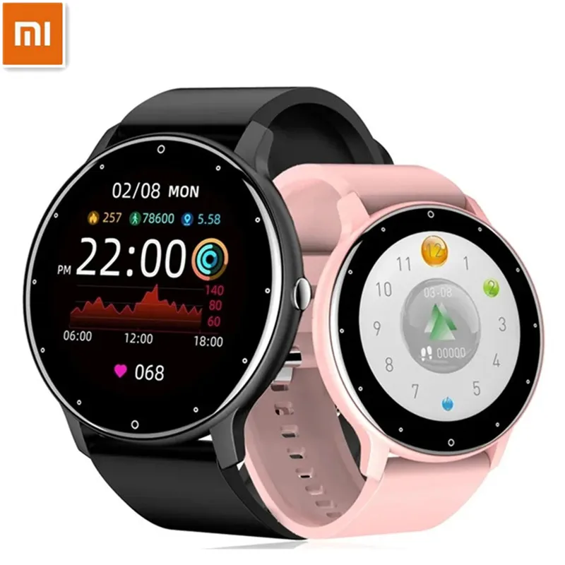 

xiaomi Fashion Smart Watch Men Fitness Bracelet Heart Rate Blood Pressure Monitoring Sports Tracker Smartwatch Gift for Women