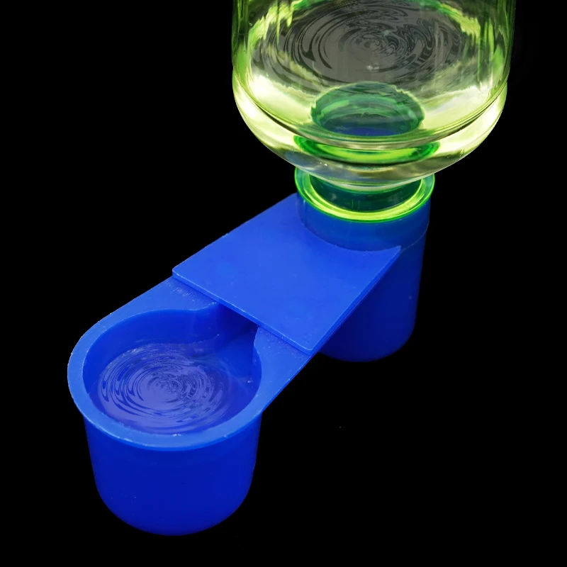 Idéal Pour La Bouteille De Pigeon Chicken Chicken Voleur Waterer 24 Pcs Bouteille Deau Cage Blanc 90369851