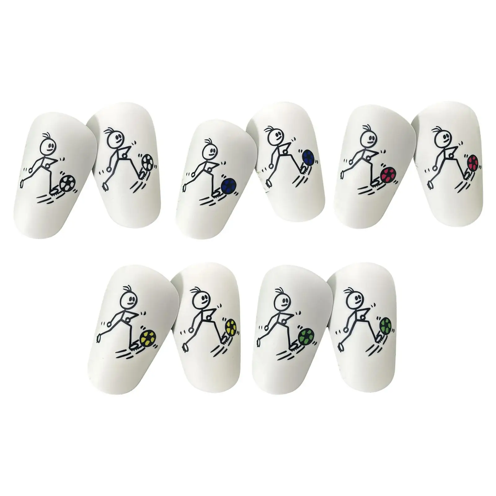 1 Pair Mini Soccer Shin Guards, Football Training Shin Guards, Compact Leg