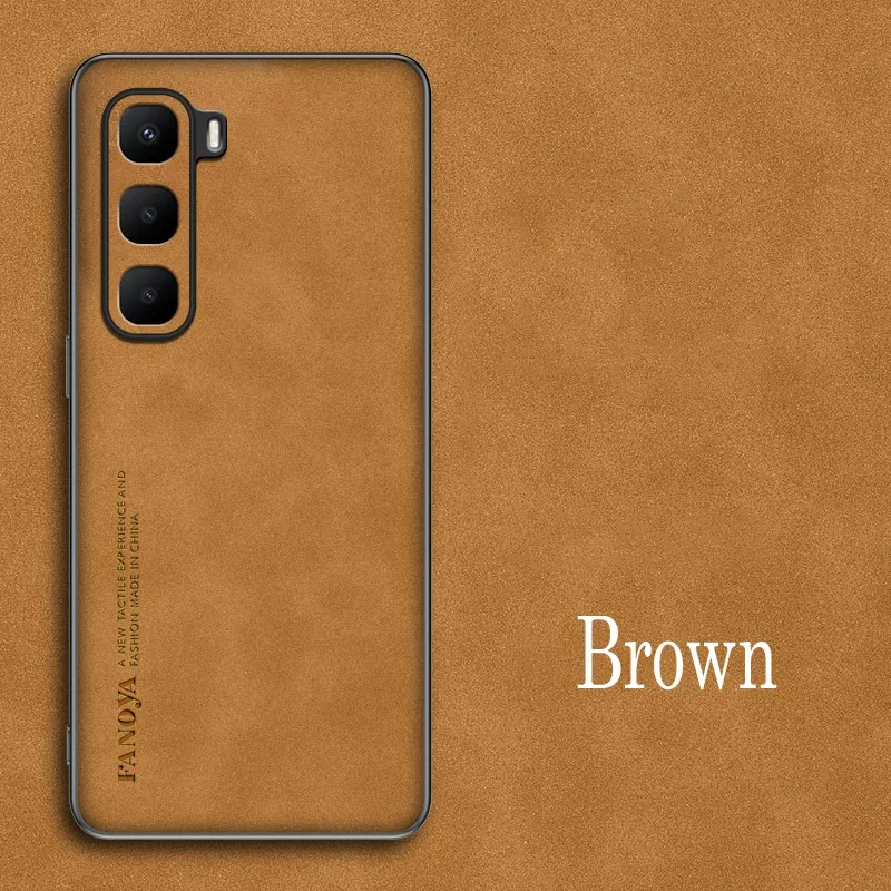 Luxury Sheepskin Leather Shockproof Silicone Phone Case Cover