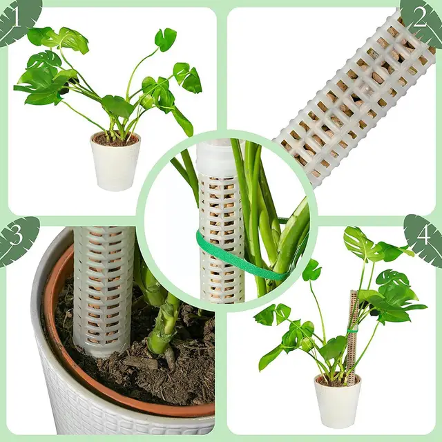 39 Cm -Es Növényi Hegymászó Keret Egymásra Rakható Mohás Mászás Tervezés Cserepes Tartó Műanyag Növények Pólus Üreges St D5S0 - Image 5