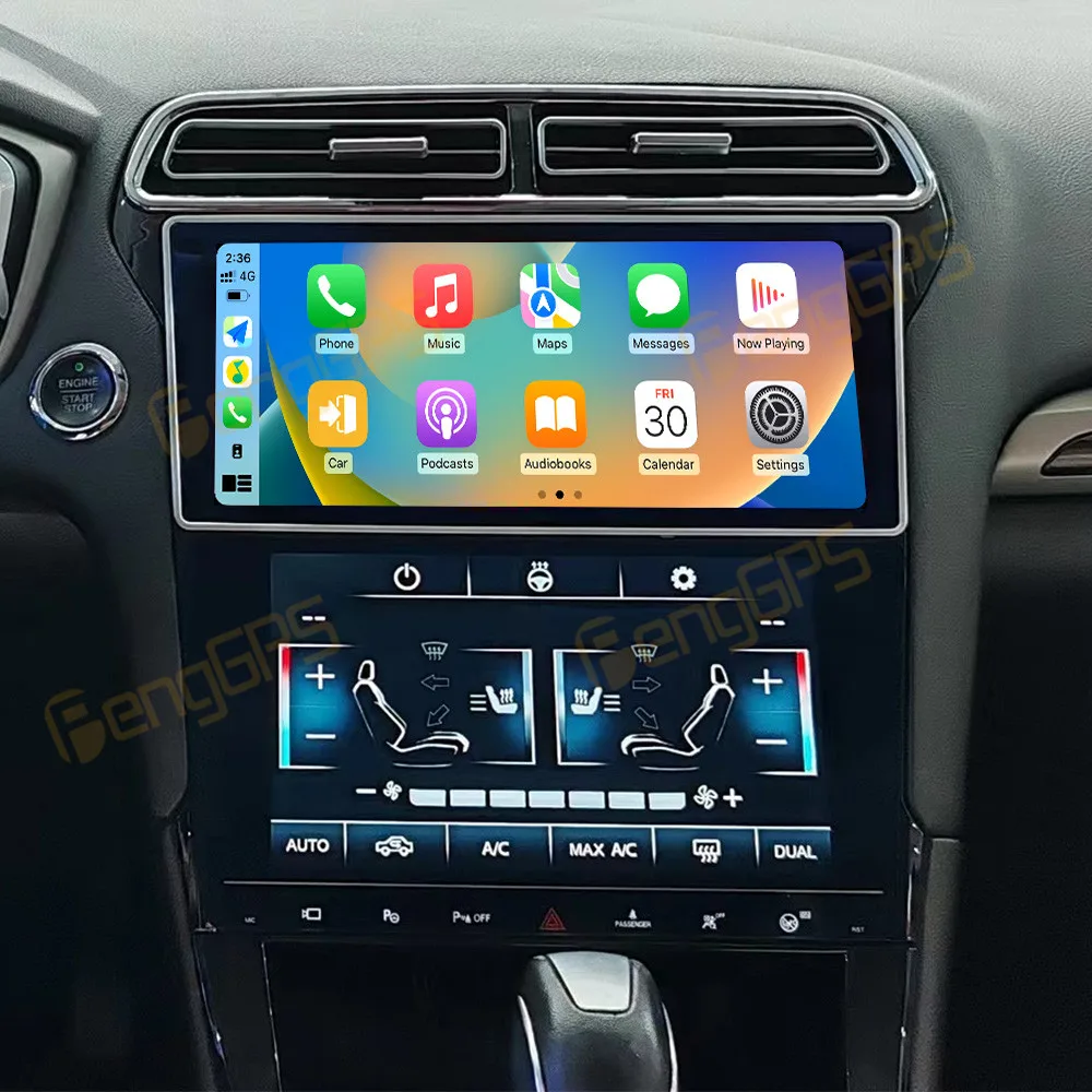 

12 + 256G Android 13 для Ford Mondeo Fusion MK5 2013-2018 12,3 дюймов двойной экран радио головное устройство стерео приемник мультимедийный плеер