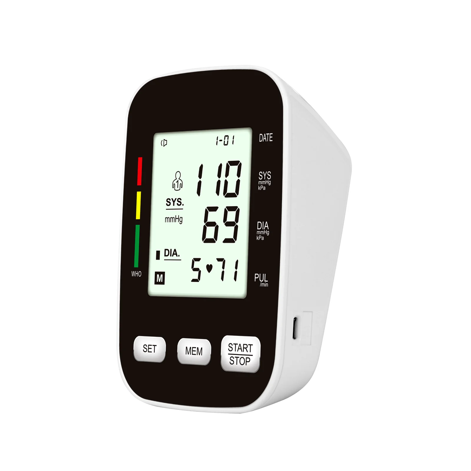 Fully automatic electronic blood pressure monitor, hypertension measuring instrument, medical high-precision arm type