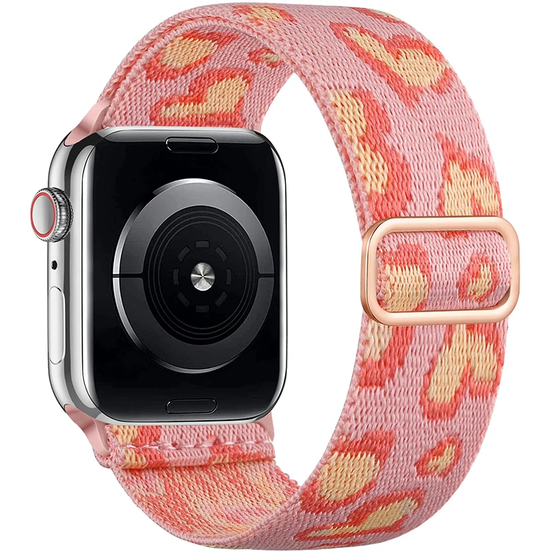 Trio Pack of Soft Stretch Nylon Braided Watch Bands