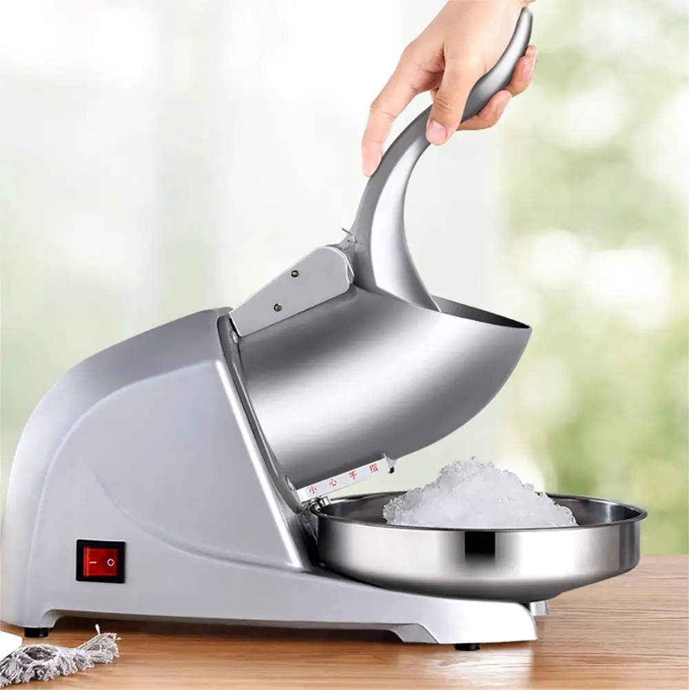 IceCrusher220VMultifunctionalElectricSnowIceMakerDoubleBlade