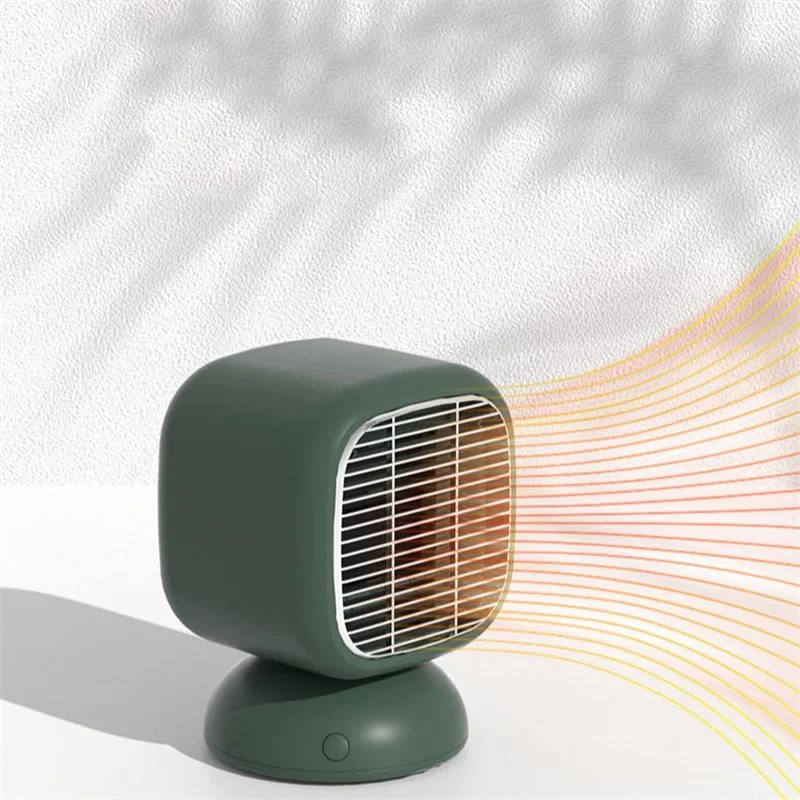 400W Electric Heater Fan Mini Desktop Electric Radiator Energy Saving Overheating Protection Room Home Kitchen Office Bedroom