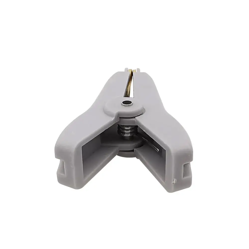 LCR Kelvin Alligator Clamp 52mm 5A Flat Crocodile Clip Electrical Cable Battery Metal Test Clips Copper Brass Alligator Clamp