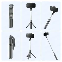 Bluetooth Selfie Stick Tripod Desktop Stand, Phone Holder, Wireless Remote Shutter, for iPhone Android, Option with Fill Light - Image 6