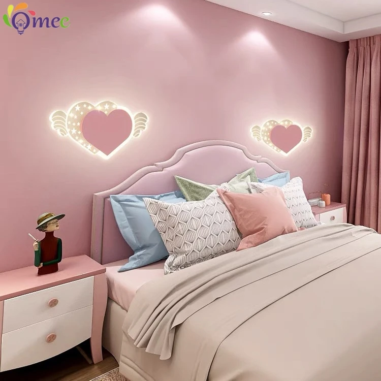 Led Rocket Modern Wall Lamp Cute Cartoon Children's Kid Bedroom Wall Light Living Beside Creative Sconces Indoor Decor Lighting