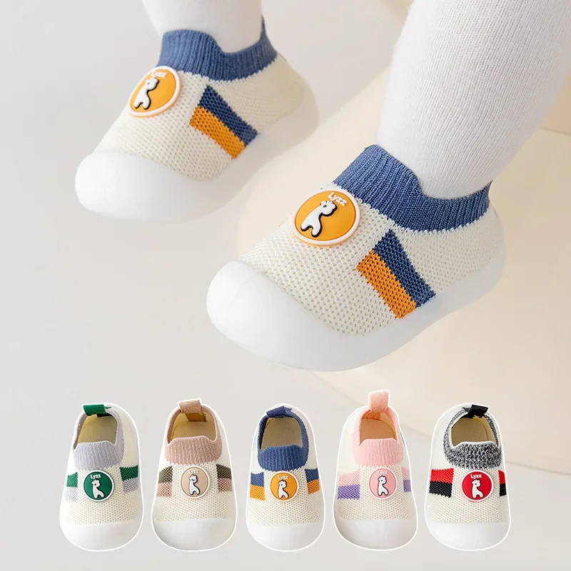 Spring Autumn Baby Soft Bottom Shoes Breathable Non-Slip Toddler Boys Shoes Indoor Use Child Comfortable Fit For Infants