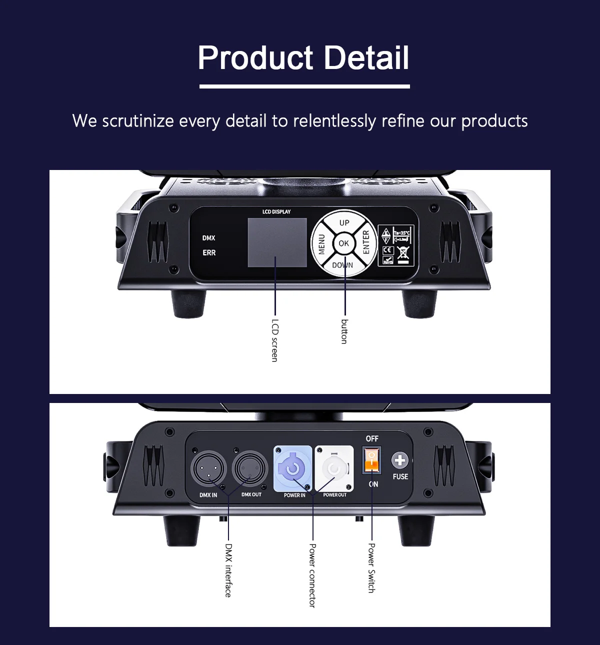 450W Bulb Spot moving head light Zoom 3in1 focus Strobe Water rolling half-color