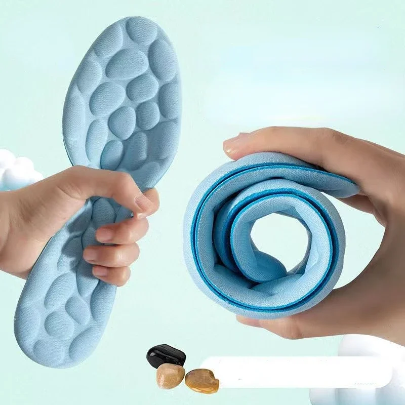 신발 밑창용 마사지 메모리 폼 안창, 통기성 쿠션, 스포츠 러닝 안창, 발 정형 안창, 부드러운 마사지