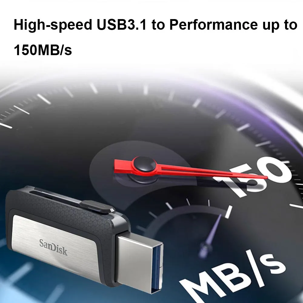 SanDisk 128GB Ultra Dual Drive USB Type ...