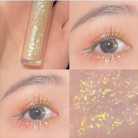 PCS Liquid Eyeshadow Pearlescent Waterproof Liquid Eyeshadow Quick-drying Glitter Shimmer Eye Makeup Beauty Neon Eyeshadow