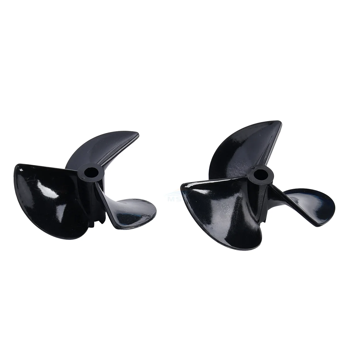 Hélices 3 pales nylon D52/D55mm pour bateau RC - Lot de 2