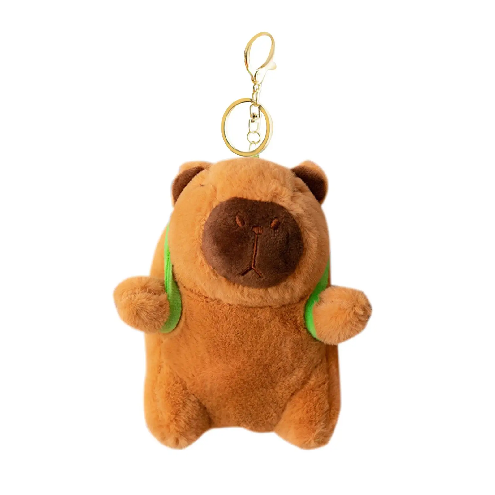 Capybara Plush Toy Keychain Purse Charming Pendant Handbag Keyring Car Keychain for Kids Girls Boys Lovers Adults Birthday Gift