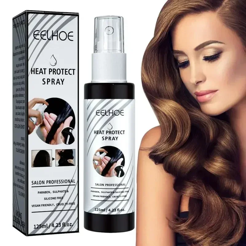 

Heat Protect Spray Leave-in Heat Primer Thermal Heat Protection Spray Hair Shine Mist Curly Perm Quick Styling Non-washing