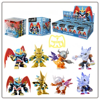 Originale Bandai Kawaii Plabako Digivice Modello in Plastica da Costruire Seconda Generazione Blind Box Assemblabile War Greymon Regalo