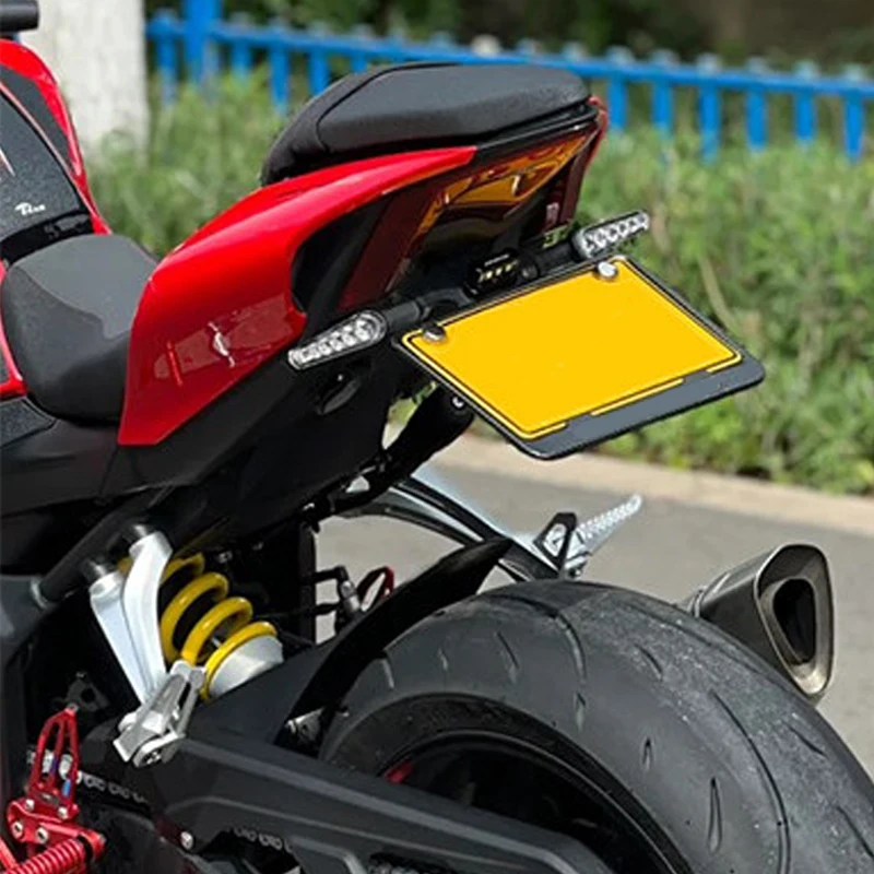 QJMOTOR SRK921RR SRK 921RR SRK921 RR 수정된 번호판 프레임 홀더 리어 테일 고정 브래킷 번호판 액세서리