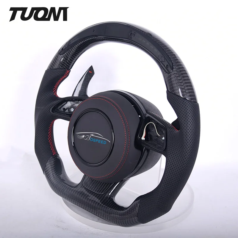 

Подходят для Audi A3, B8, A4, B8, A6, C6, A8, Q3, Q6, S3, 8 В, S6, Rs3, Rs6, TTS, 8J, MK2, R8, SQ5, Автомобильные светодиодные рулевые колеса из кованого углеродного волокна