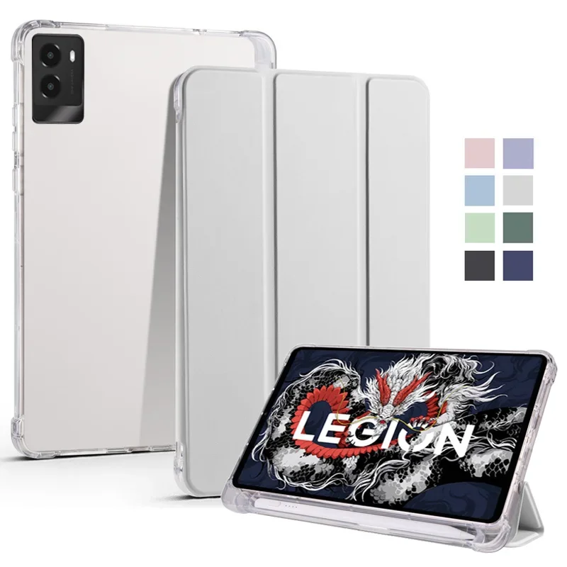 Enhanced Tablet Case with Pen Holder and Trifold Soft Back Stand