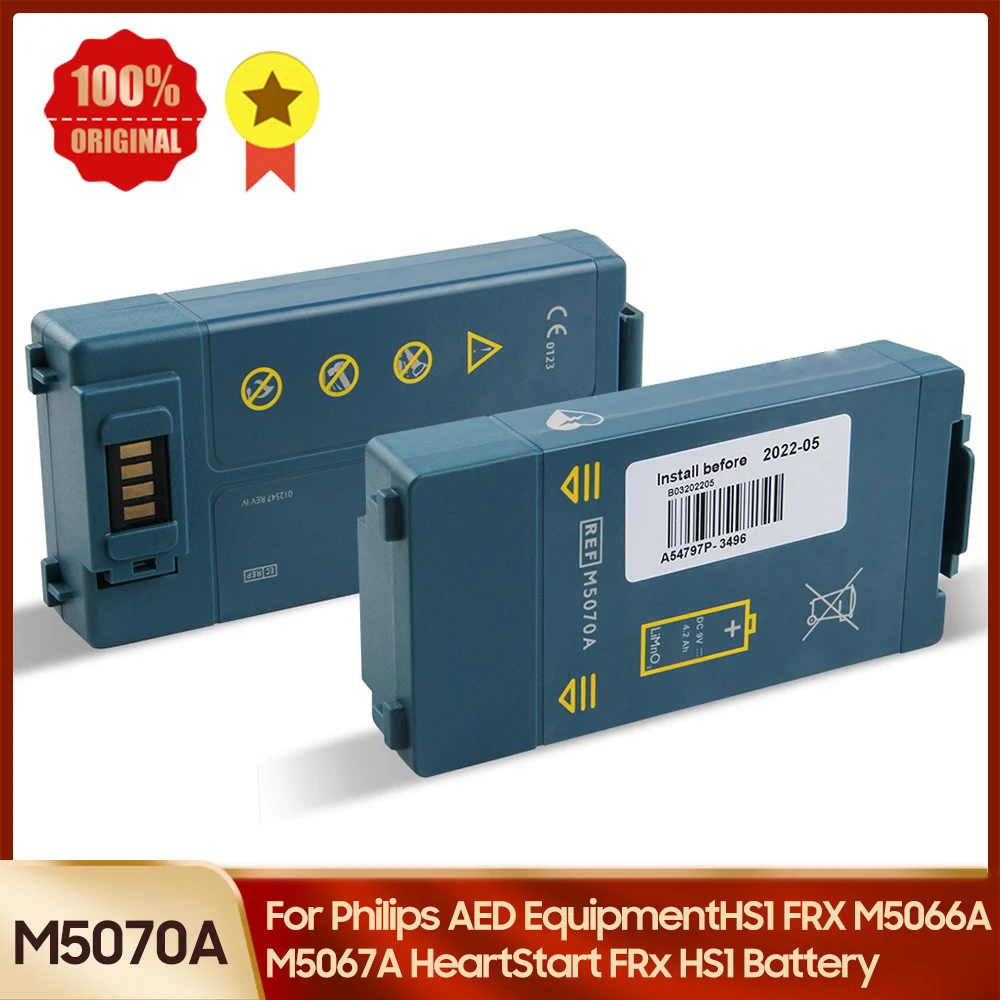 

Replacement Battery AEDHS1 for Philips AED Equipment FRX M5070A M5066A M5067A HeartStart FRx HS1 Battery