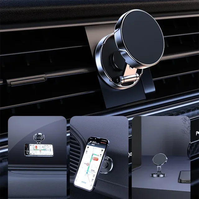 Supporto magnetico per telefono per auto Supporto per smartphone con magnete forte Supporto GPS per cellulare per IPhone 14 13 12 Pro Max X Xiaomi Samsung LG 5