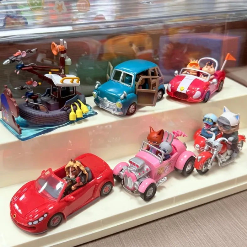 Authentic Zootopia 2 Crazy Car Series Blind Box Trendy Toy Nick