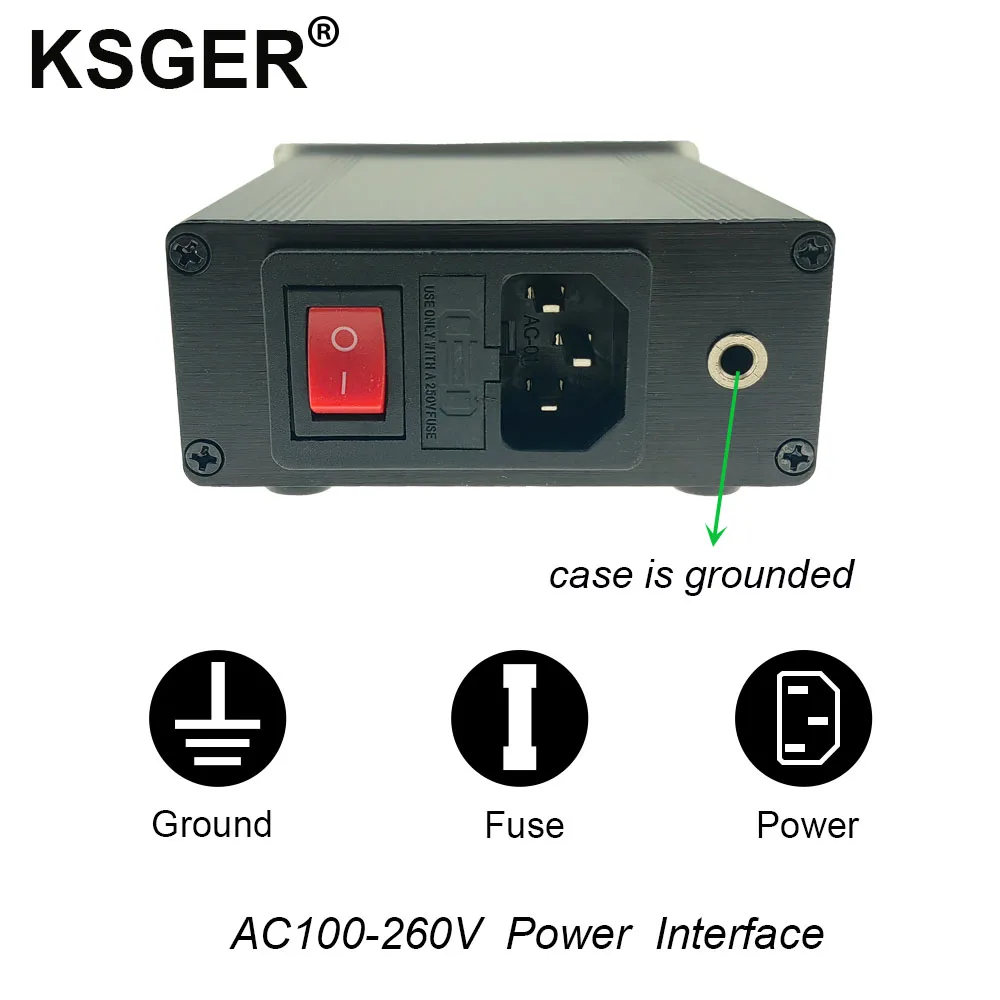 KSGER STM32 V3.1S T12 Soldering Station DIY OLED Tools Soldering T12 Iron Tips 907 Handle Metal Stand CNC Front Panel Tins Melt soldering iron kit soldering iron set electric soldering iron soldering iron soldering iron stand