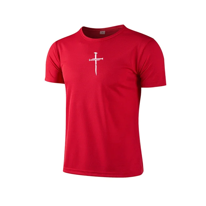 Mens Quick Dry Sports T Shirt Gym Exercise Training