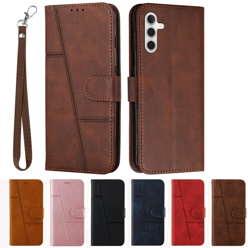 Luxury Leather Flip Wallet Book Cover Phone Case