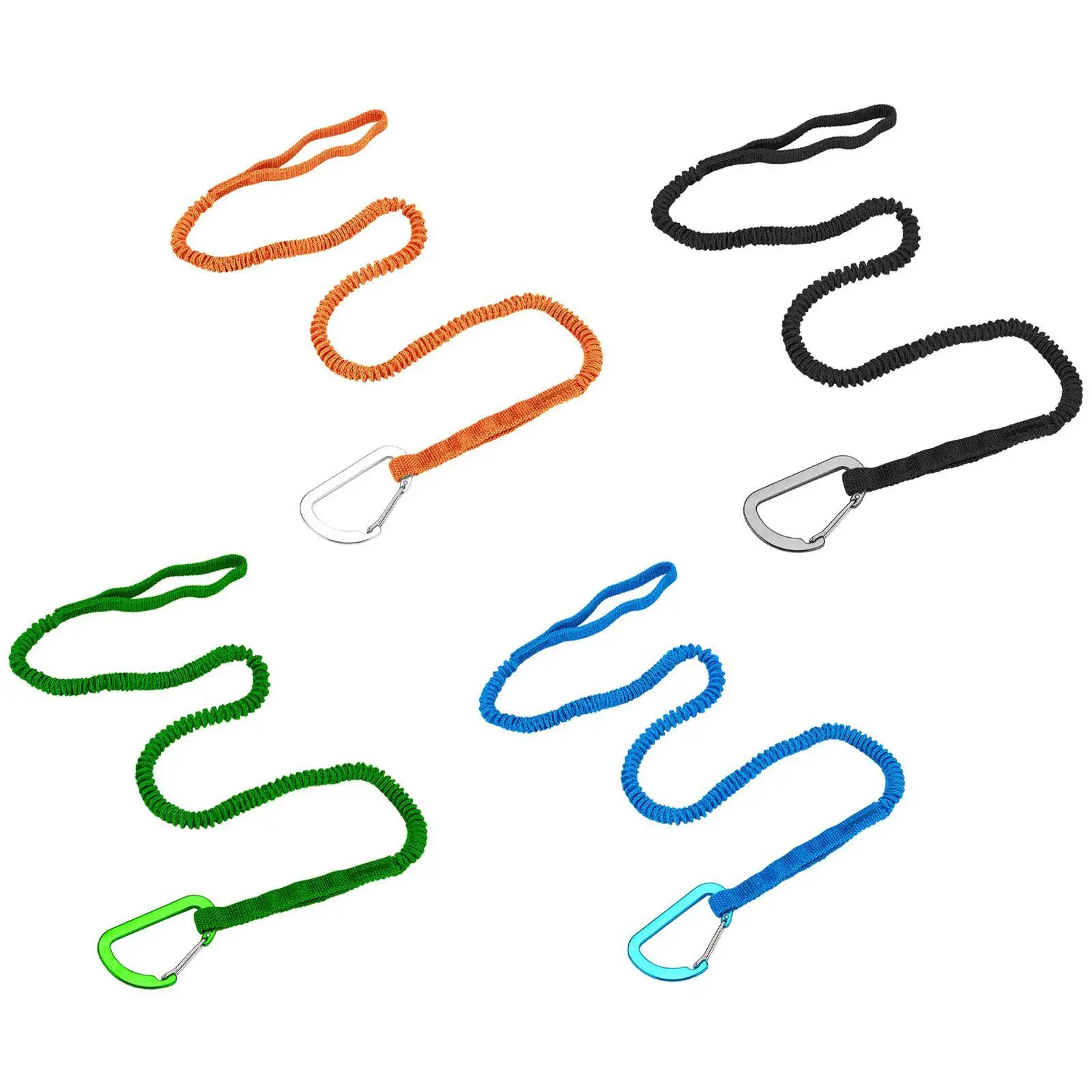 Kayak Paddle Leash Premium Fishing Rod Holder Surfboard Leash Kayak Rod Leashes for Rafting Boating Canoeing Kayaking Surfing