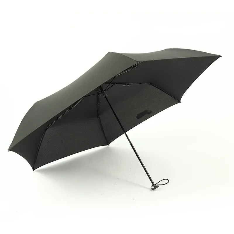 Mini Ultralight Umbrella for Women Girl Carbon Fiber Trifold Portable Pencil Sunny and Rainy Umbrella mini umbrella folding umbrella mini sun umbrella