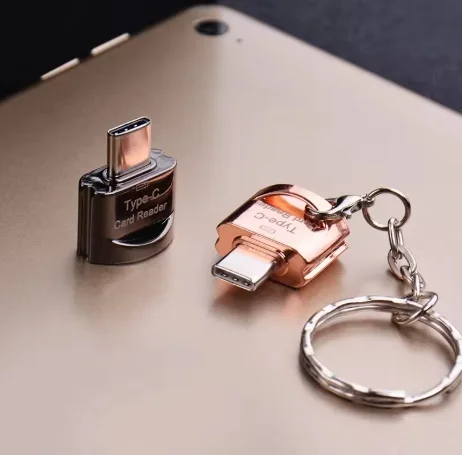 Type C To Micro-SD TF Adapter OTG Card Reader Mini Card Reader Smart Memory For Phone Laptop