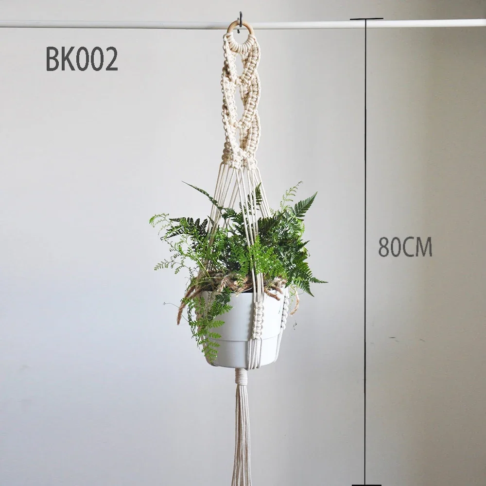 Handmade Boho Style Macrame Plant Hanger Pot Holder Home Decoration plant hanger